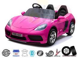 Pink porsche ride on hot sale car